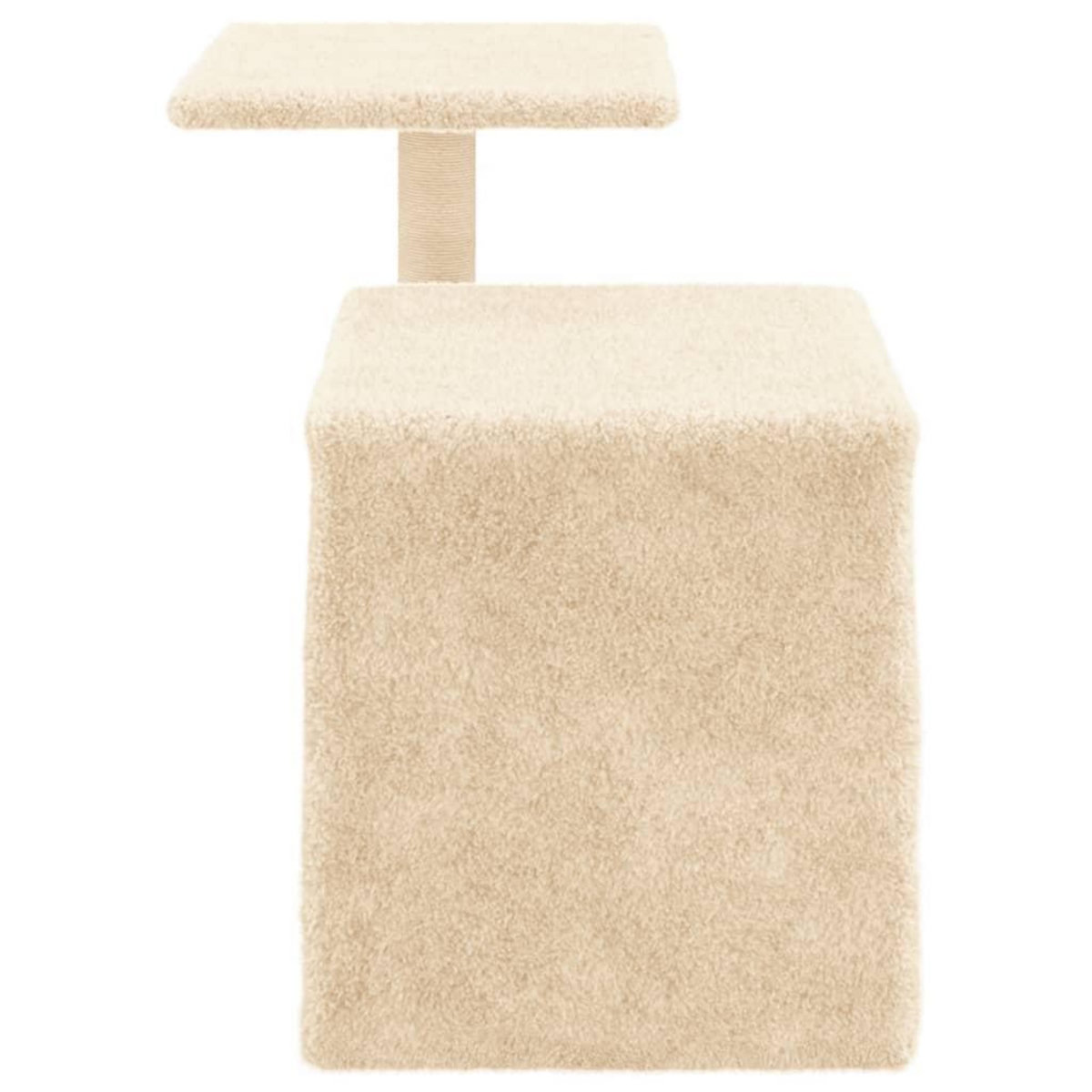 VIDAXL Arbre a chat avec griffoirs en sisal creme 50,5 cm