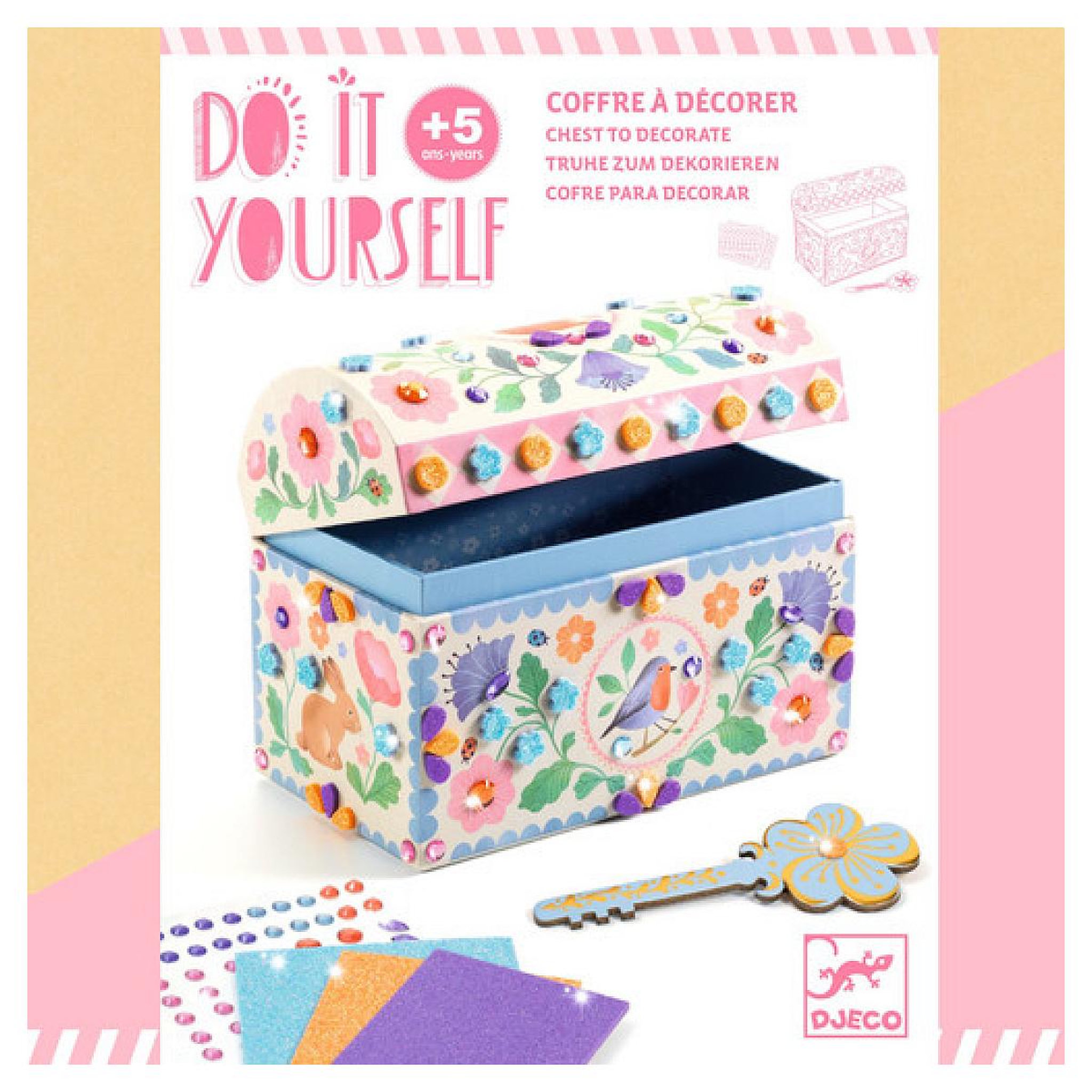 Djeco COFFRE DIY - Precieux tresors - FSC MIX