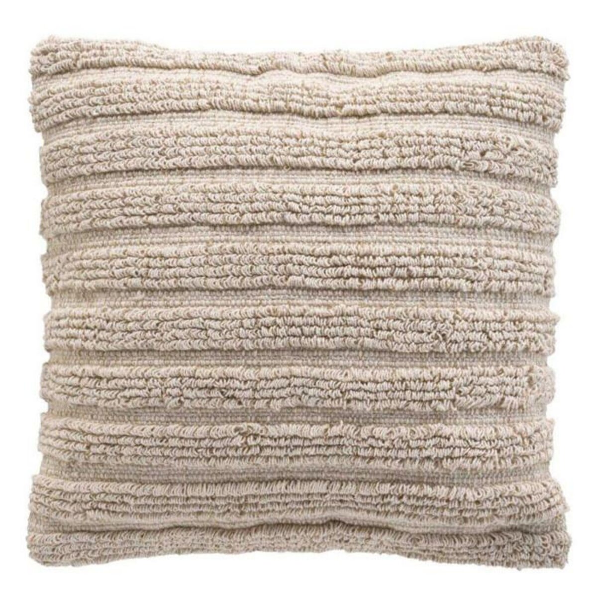 Paris Prix Housse de Coussin Déco  Kiyo  40x40cm Naturel