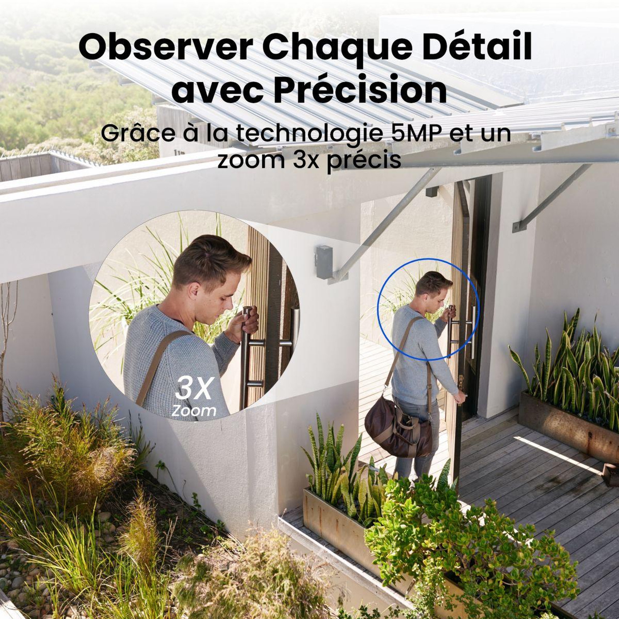 Voir la diapositive 5 : REOLINK Caméra de surveillance e540 blanche
