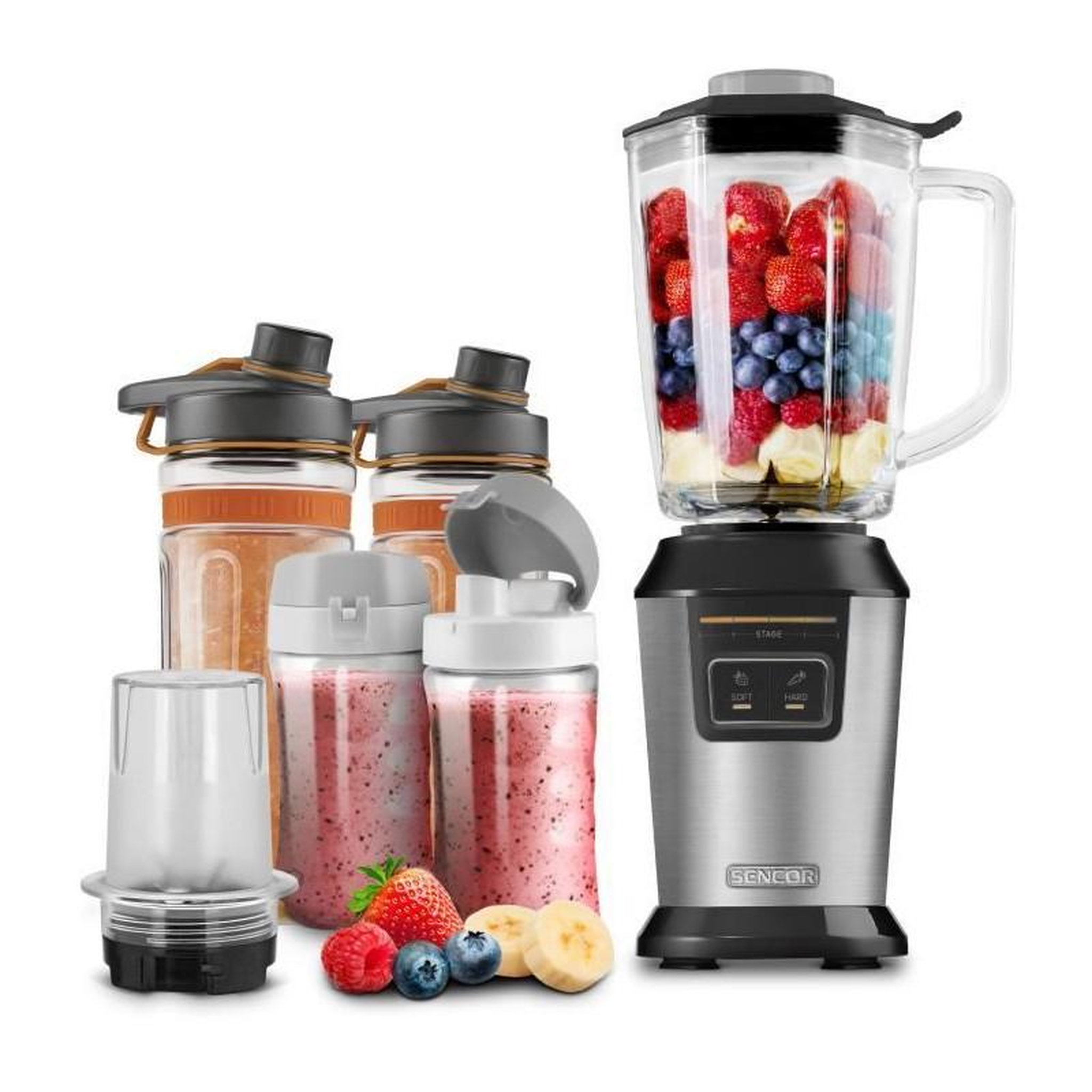 SENCO Blender smoothie - SENCOR - SBL 7570SS - 800 W - Argent