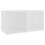 Voir la diapositive 4 : VIDAXL Meubles TV 2 pcs Blanc 72x35x36,5 cm Bois d'ingenierie