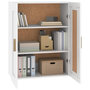 Voir la diapositive 4 : VIDAXL Armoire murale blanc 69,5x32,5x90 cm bois d'ingenierie