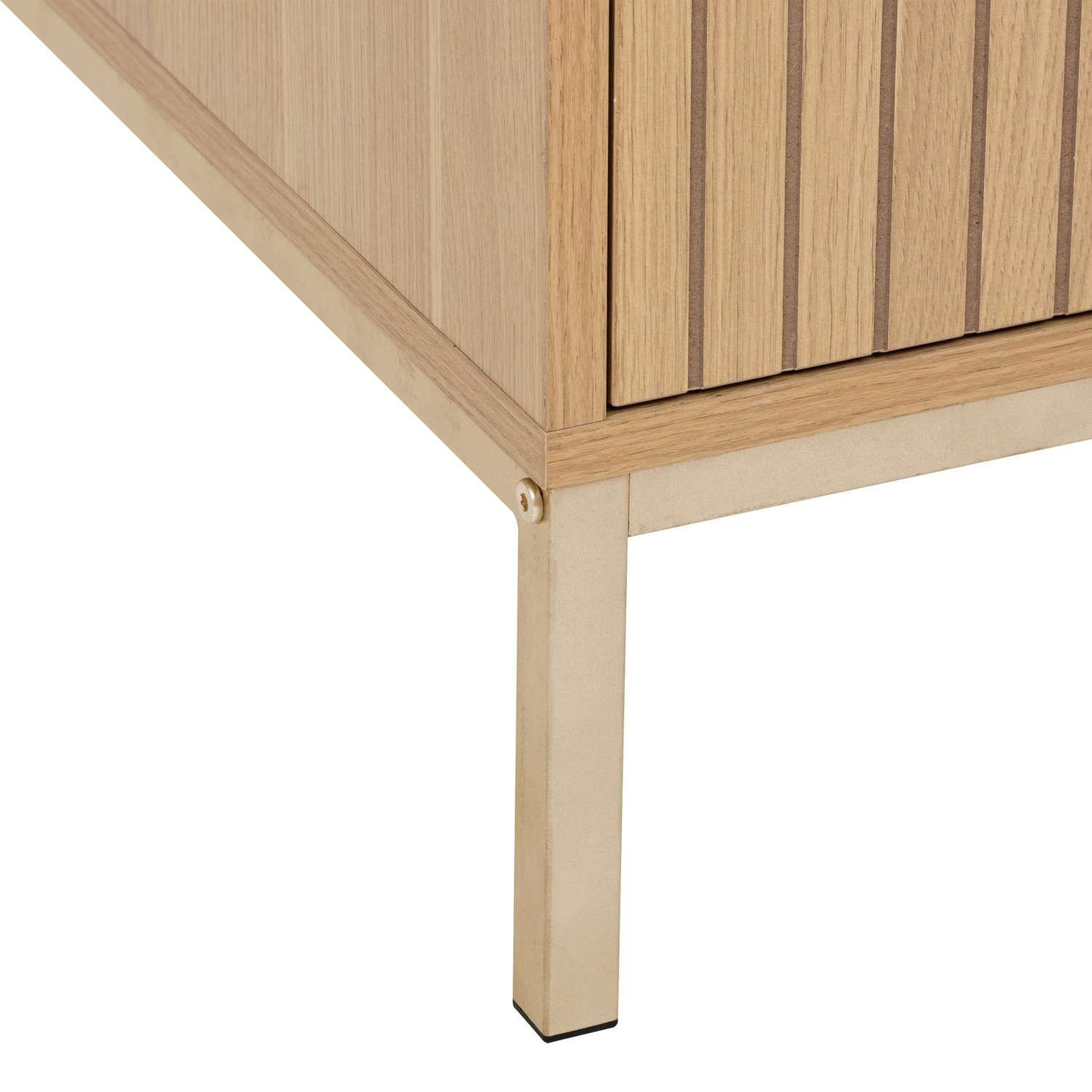 Voir la diapositive 5 : FIVE Table basse 1 tiroir en bois tasso - marron