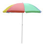 Voir la diapositive 1 : HOMCOM Parasol inclinable rond Ø 160 cm mât démontable métal polyester haute densité multicolore