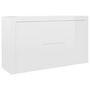 Voir la diapositive 2 : VIDAXL Buffet Blanc brillant 120x36x69 cm Bois d'ingenierie