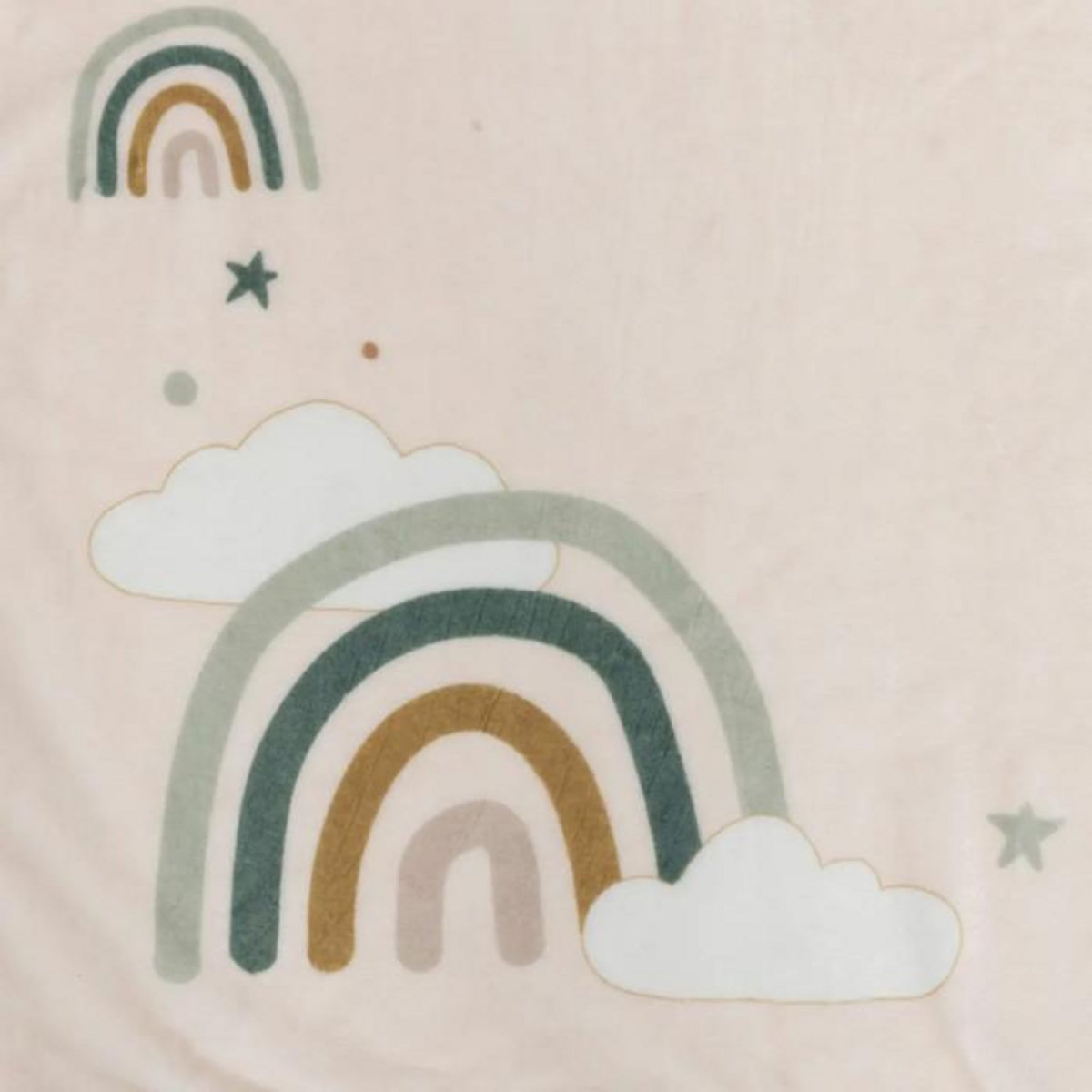 ATMOSPHERA Coffret Couverture Bébé  Arc-en-Ciel  120cm Multicolore