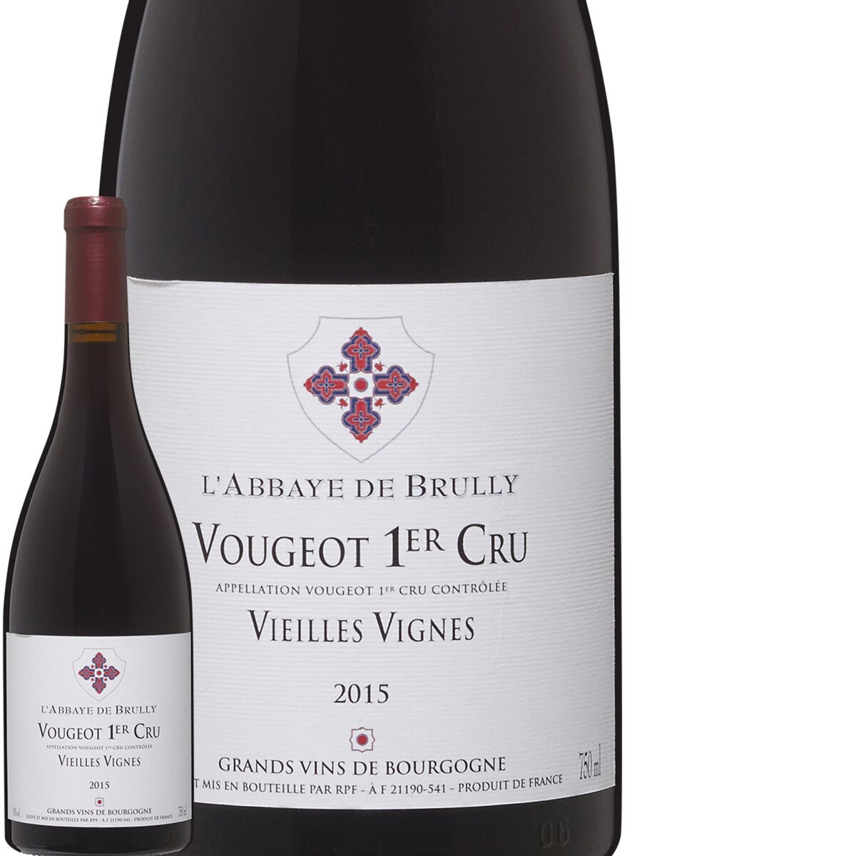 L'Abbaye de Brully Vougeot Vieilles Vignes Rouge 2015