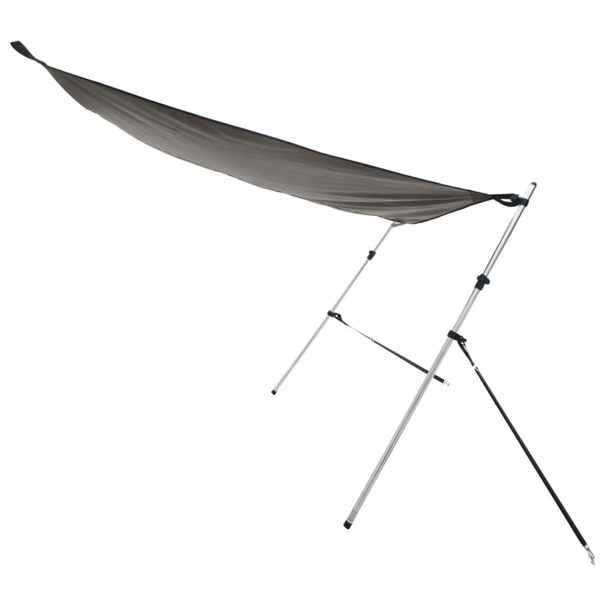Voir la diapositive 5 : VIDAXL Kit d'extension d'ombrage T-Top anthracite 174x205x(115-194) cm
