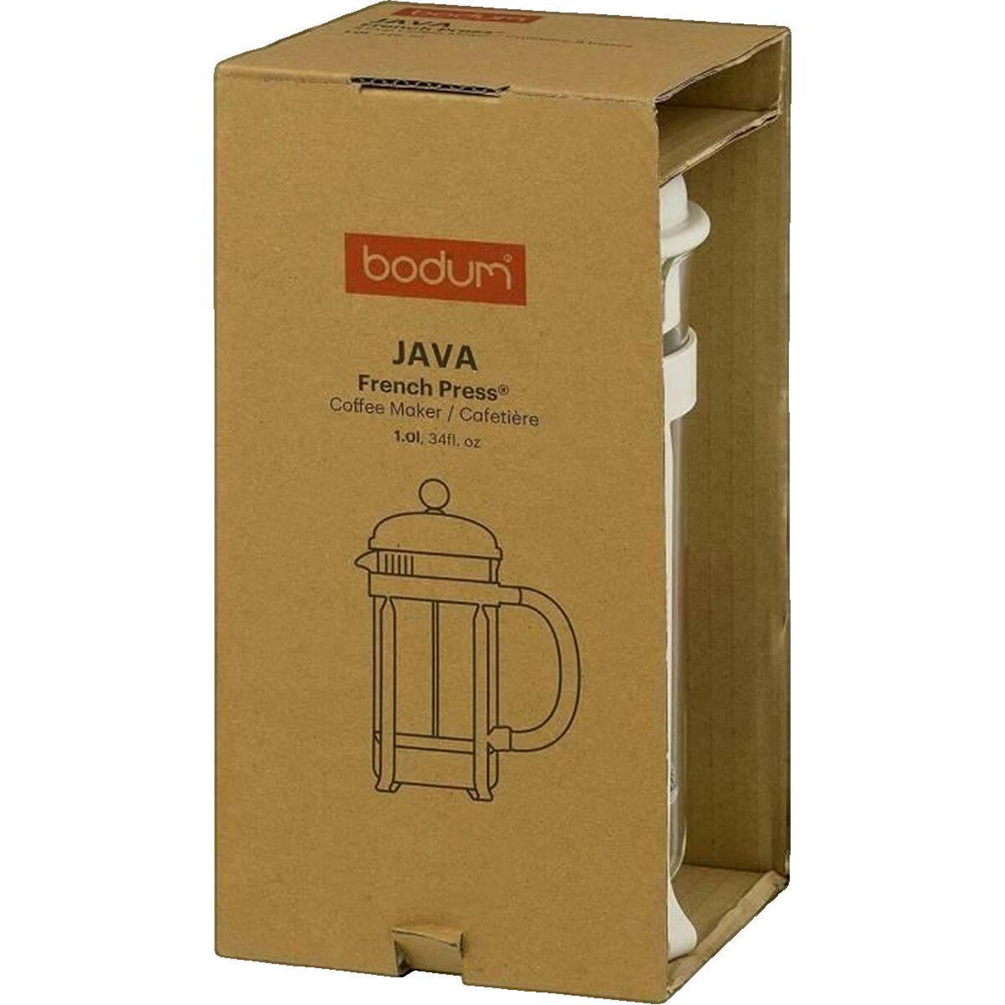 Voir la diapositive 2 : Bodum Cafetière Bodum Java crème 100 cl