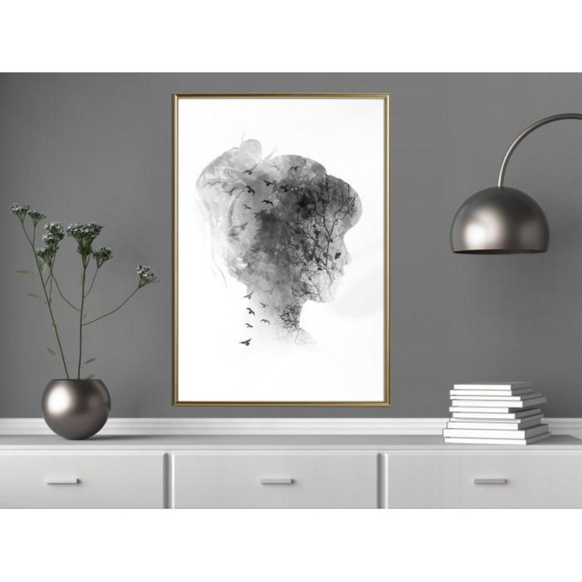 Paris Prix Affiche Murale Encadrée  Head Full of Dreams