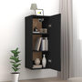 Voir la diapositive 3 : VIDAXL Armoire murale suspendue Noir 34,5x34x90 cm Bois d'ingenierie