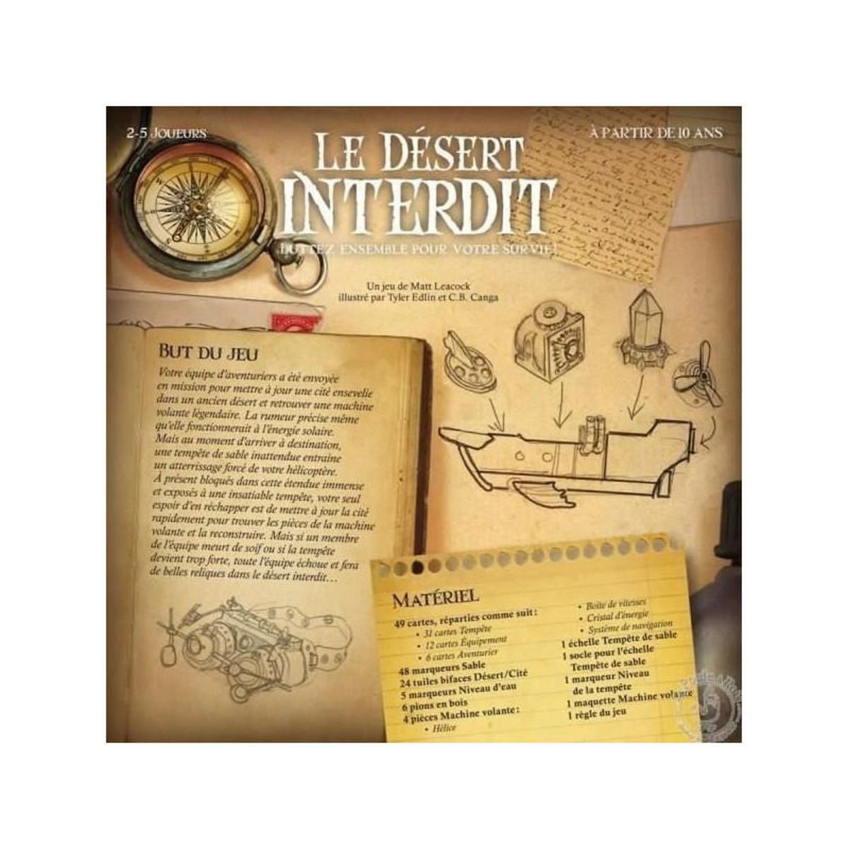 Asmodee ASMODEE - Le Desert Interdit - Jeu de societe