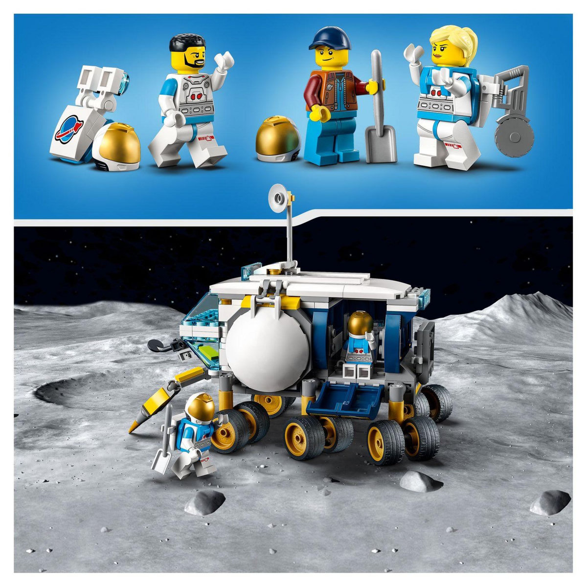 LEGO City 60348 - Le Véhicule d'Exploration Lunaire