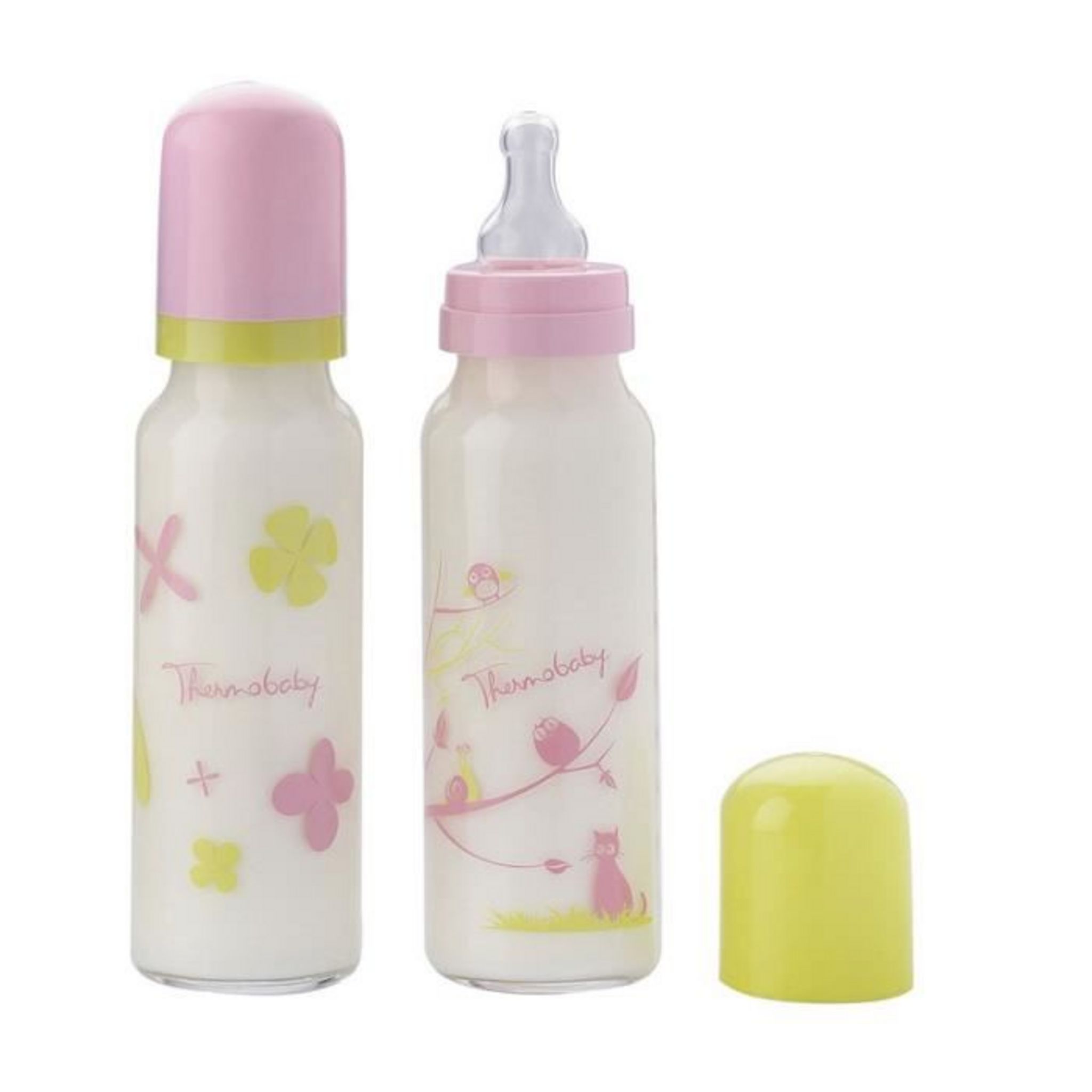 THERMOBABY Bac à biberon x6 - Blanc muguet
