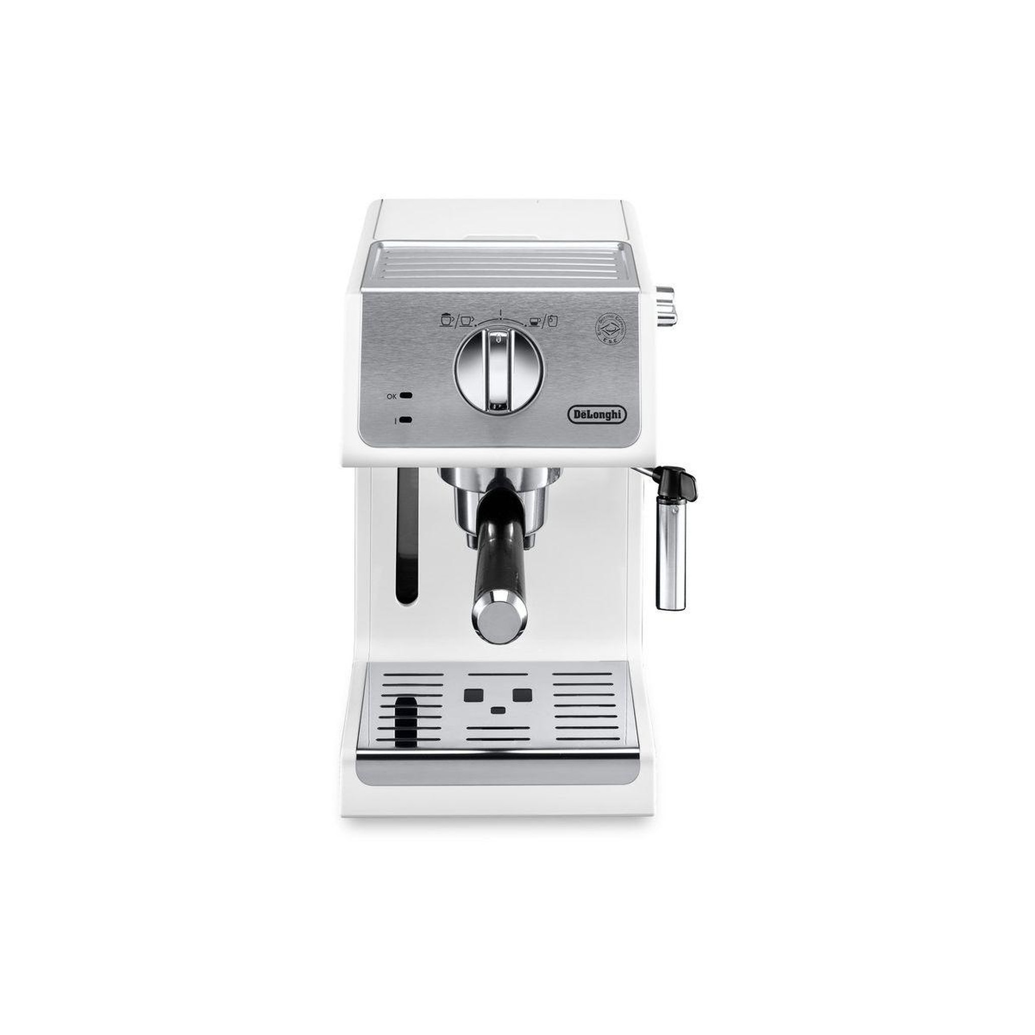 Voir la diapositive 1 : DELONGHI Machine à expresso ECP33.21.W Blanc