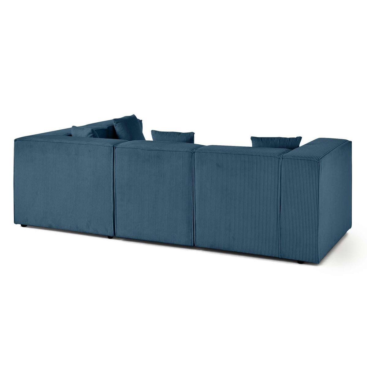 LISA DESIGN Arty - canapé modulable d'angle droit 4 places - en velours côtelé