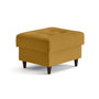 Voir la diapositive 3 : LISA DESIGN Anna - pouf en velours - pieds en bois