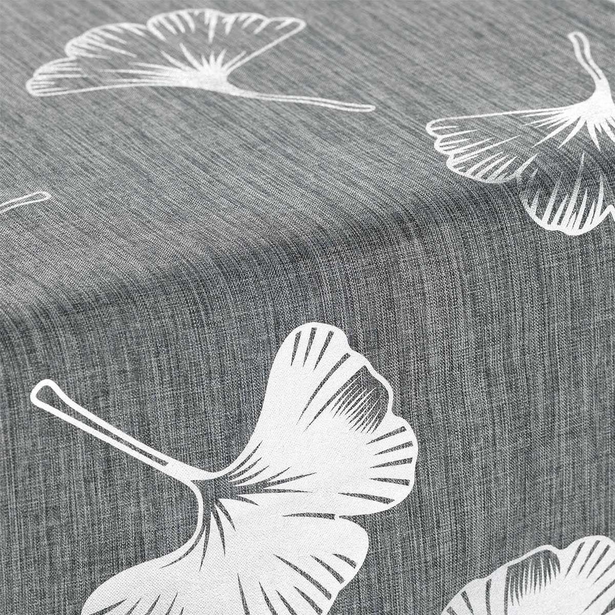 Voir la diapositive 2 : Douceur d'Intérieur Nappe & chemin de table  euphoria  140x250cm gris & argent