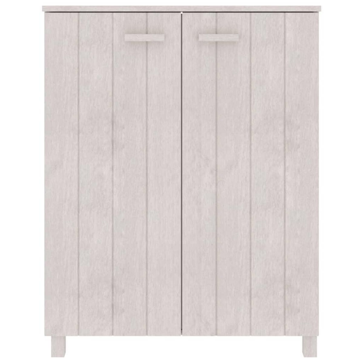 VIDAXL Armoire a chaussures HAMAR Blanc 85x40x108 cm Bois de pin