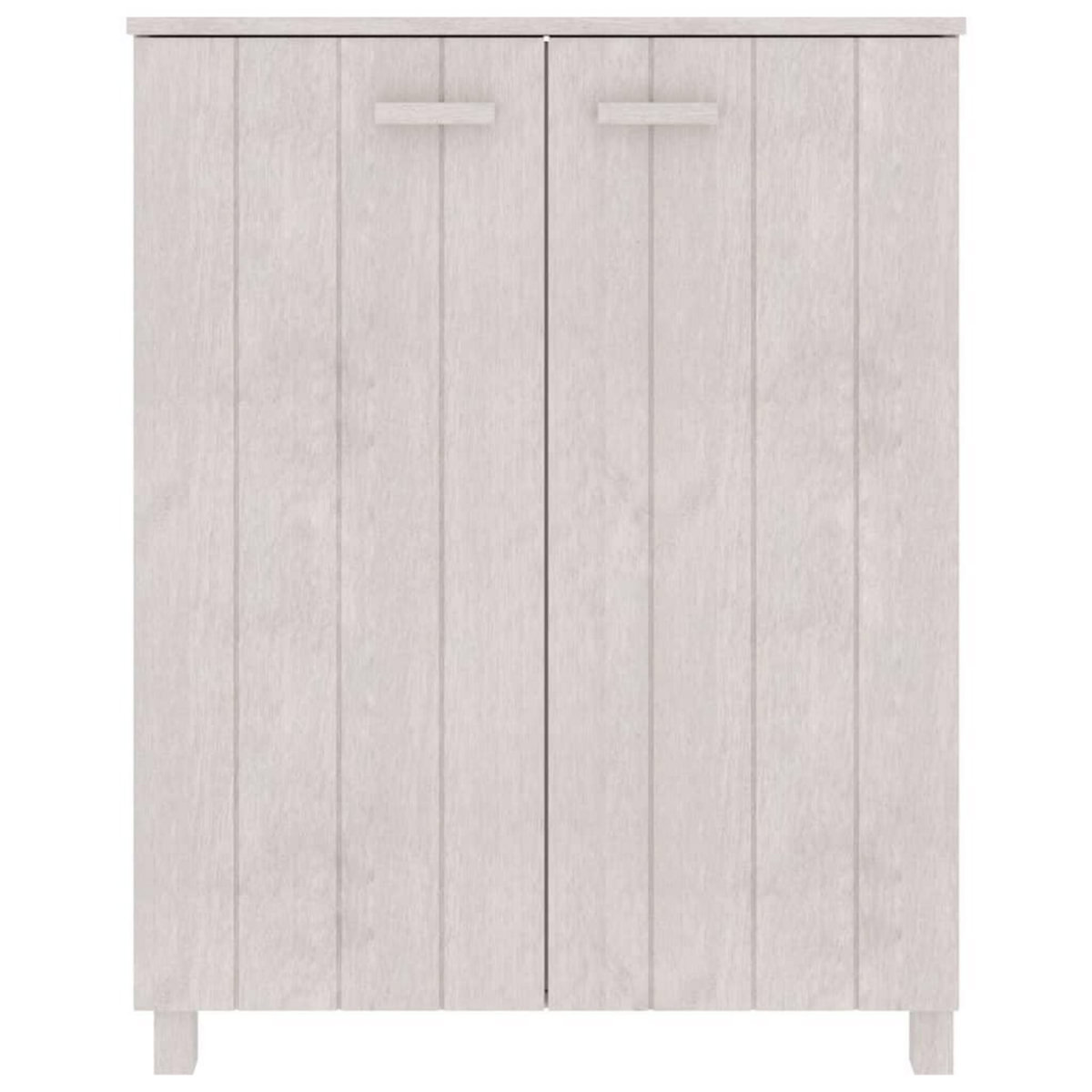 VIDAXL Armoire a chaussures HAMAR Blanc 85x40x108 cm Bois de pin