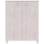 Voir la diapositive 3 : VIDAXL Armoire a chaussures HAMAR Blanc 85x40x108 cm Bois de pin