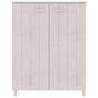 Voir la diapositive 3 : VIDAXL Armoire a chaussures HAMAR Blanc 85x40x108 cm Bois de pin