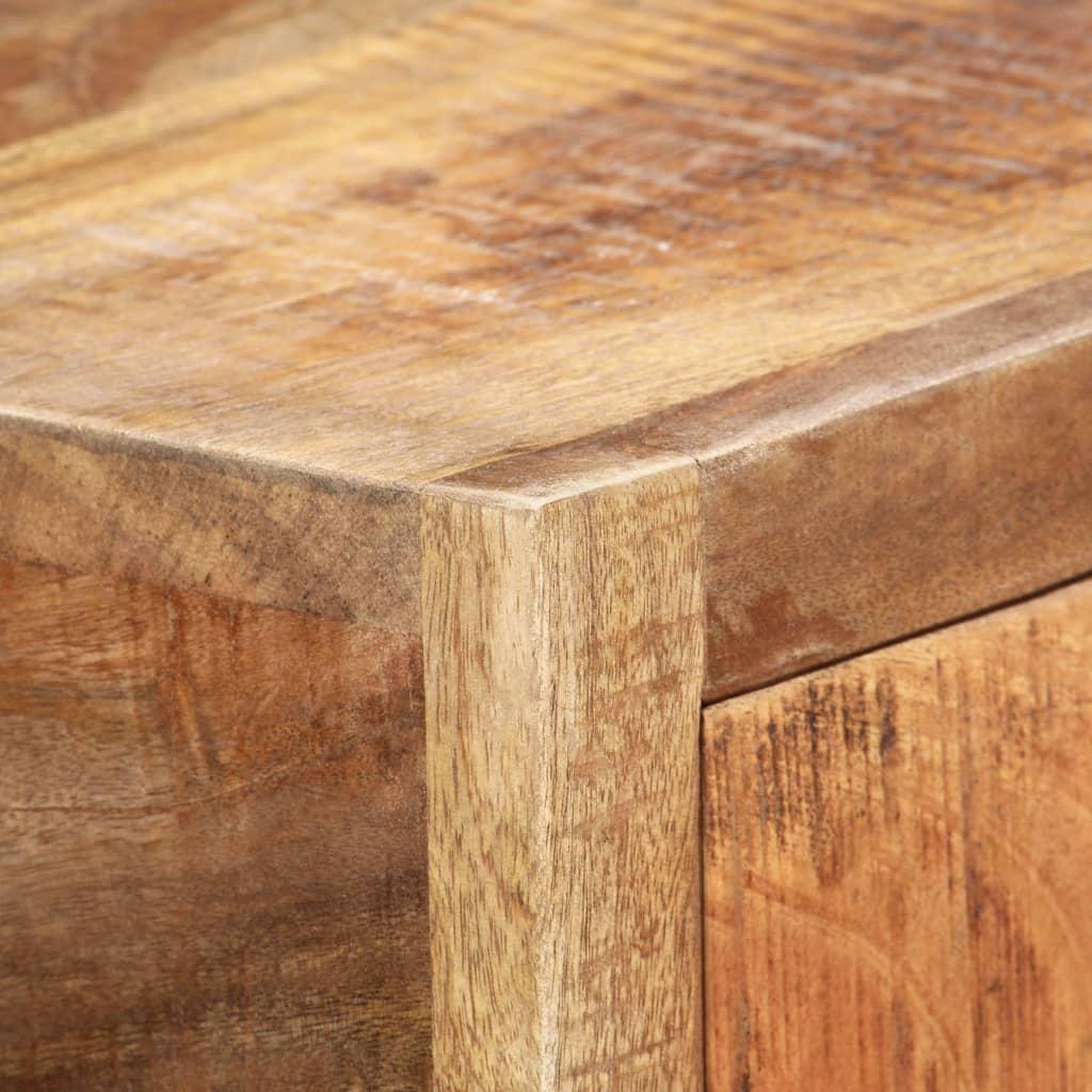 Voir la diapositive 5 : VIDAXL Table console dore 90x30x75 cm bois de recuperation massif