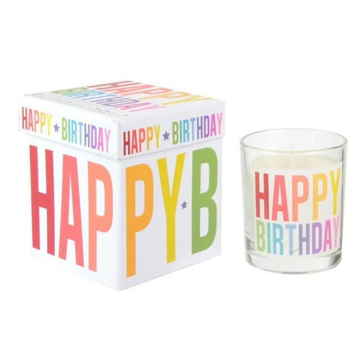 Paris Prix Bougie Parfumée  Anniversaire Musicale  12cm Multicolore