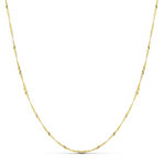 L'ATELIER D'AZUR Chaine Singapour Or Jaune - Femme 42cm
