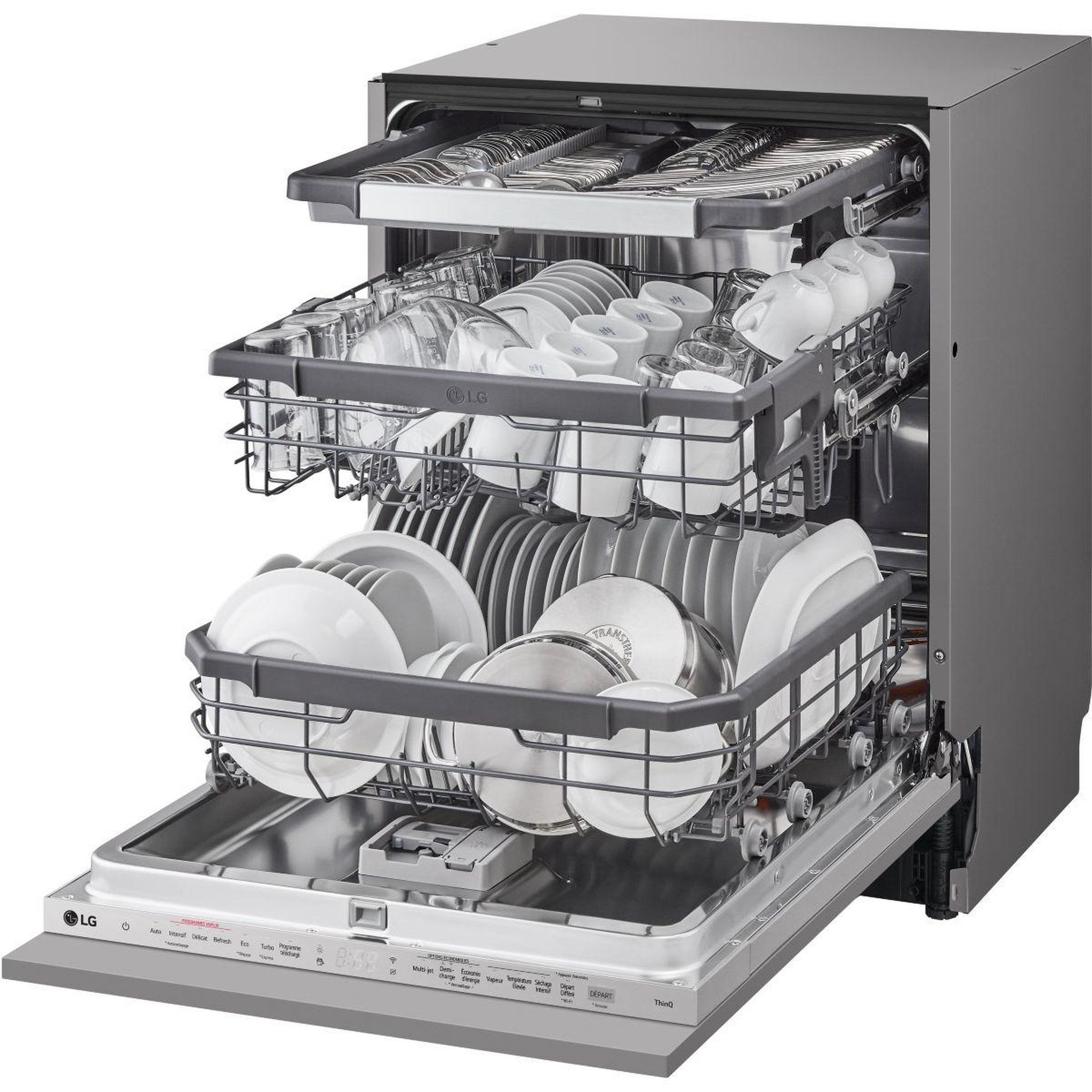 Voir la diapositive 3 : LG Lave vaisselle encastrable DB365TXS TrueSteam