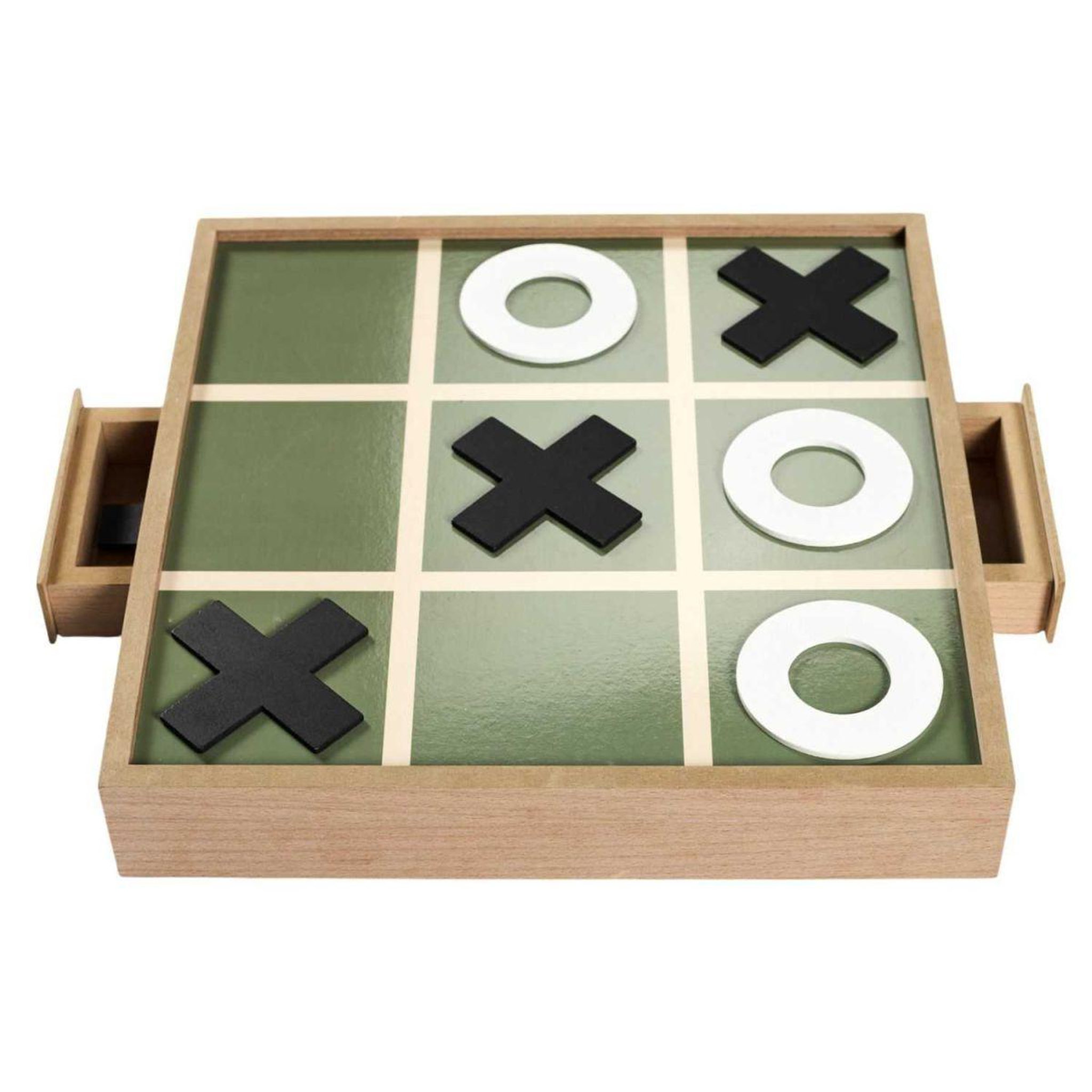 Voir la diapositive 3 : MISTER GADGET Jeu morpion  tic tac toe  30cm naturel