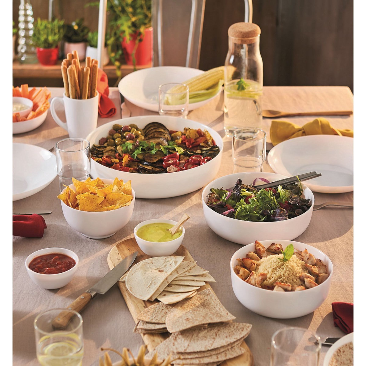 LUMINARC Saladier opale 26 cm DIWALI