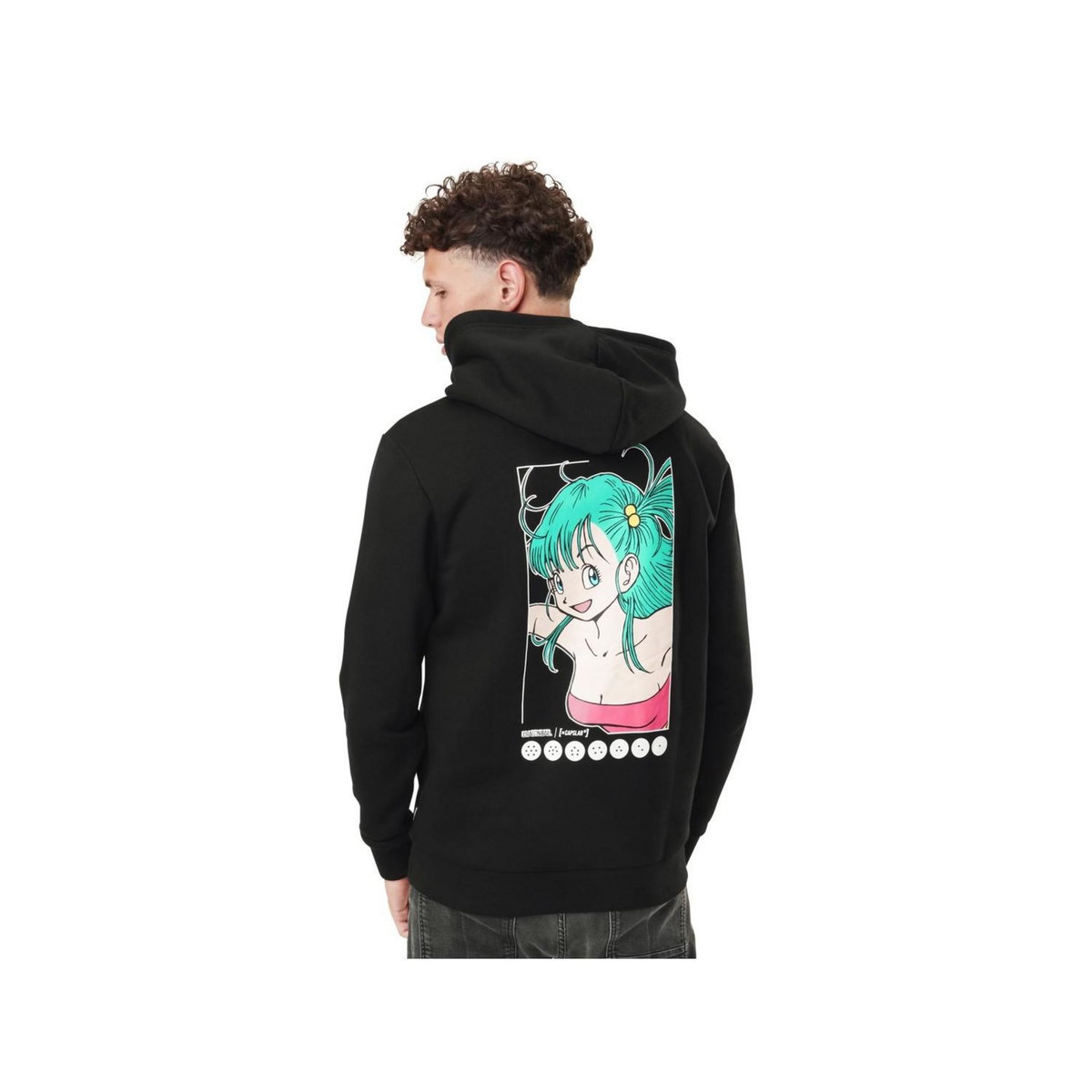 CAPSLAB Sweat à capuche homme Dragon Ball Bulma