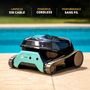 Voir la diapositive 2 : Dolphin Robot electrique de piscine sans fil fond, parois et ligne d'eau - liberty 200