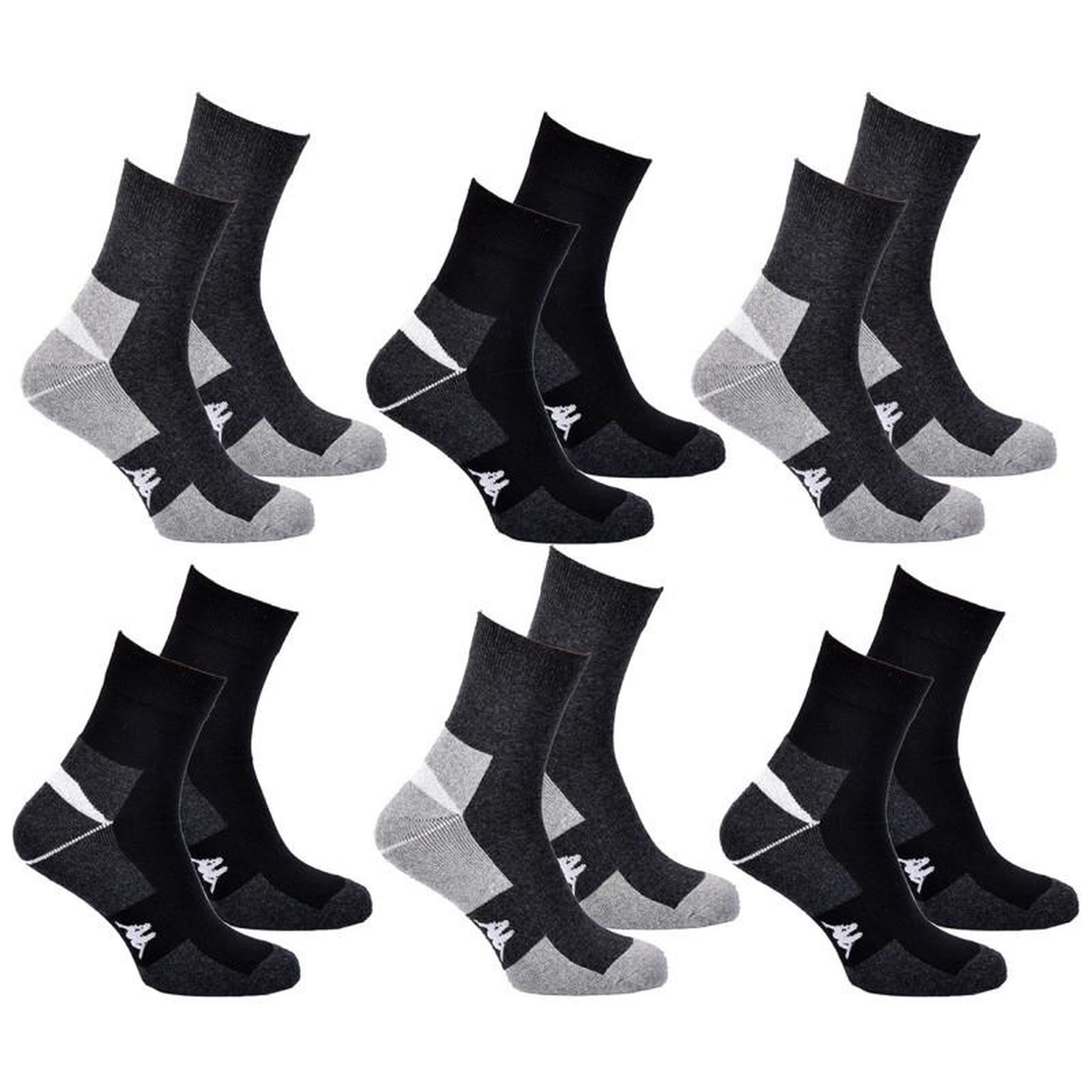 Voir la diapositive 1 : KAPPA Chaussettes Homme QUARTER KAPPA