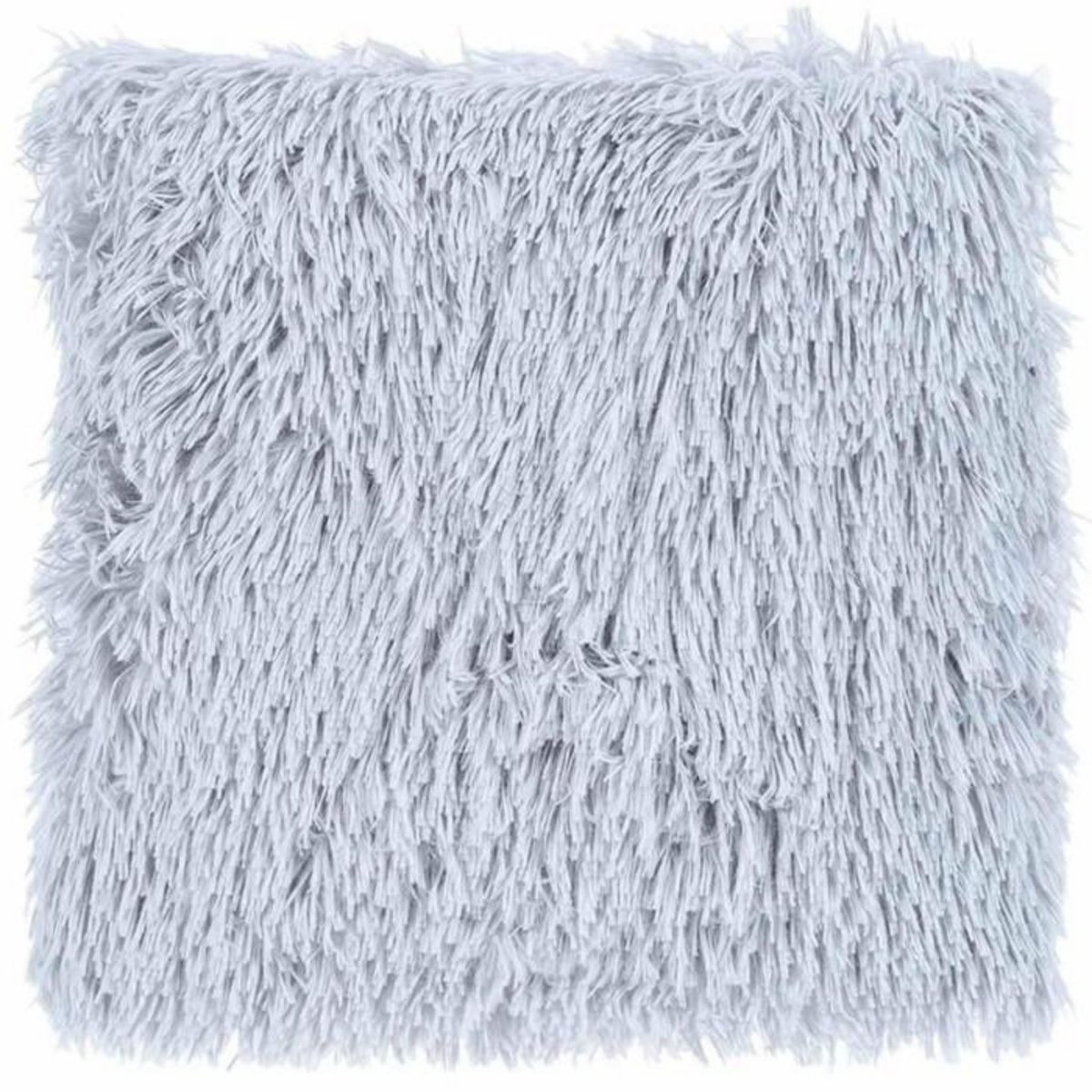 ATMOSPHERA Coussin Imitation Fourrure  Long  45x45cm Gris