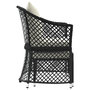 Voir la diapositive 5 : VIDAXL Salon de jardin 2 pcs avec coussins Noir Resine tressee