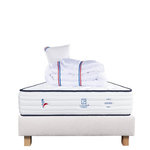 LUXURY LITERIE Ensemble literie ressorts, Patriote Ferme, Beige. Coloris disponibles : Beige