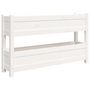 Voir la diapositive 2 : VIDAXL Jardiniere Blanc 112x25x66 cm Bois massif de pin