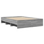 Voir la diapositive 4 : VIDAXL Cadre de lit sans matelas sonoma gris 140x190 cm