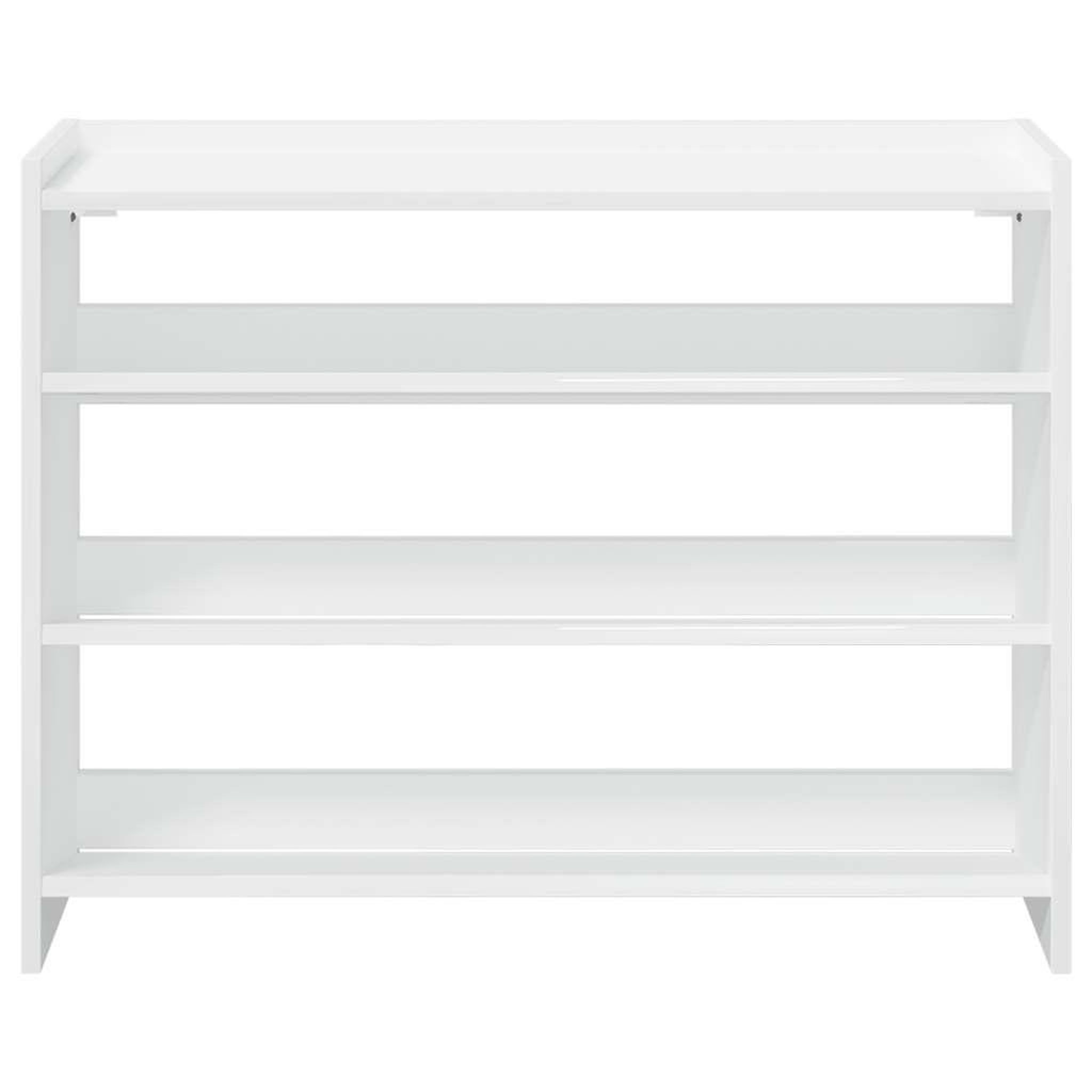 Voir la diapositive 4 : VIDAXL Etagere a chaussures blanc 80x25x62 cm bois d'ingenierie