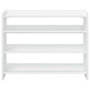 Voir la diapositive 4 : VIDAXL Etagere a chaussures blanc 80x25x62 cm bois d'ingenierie