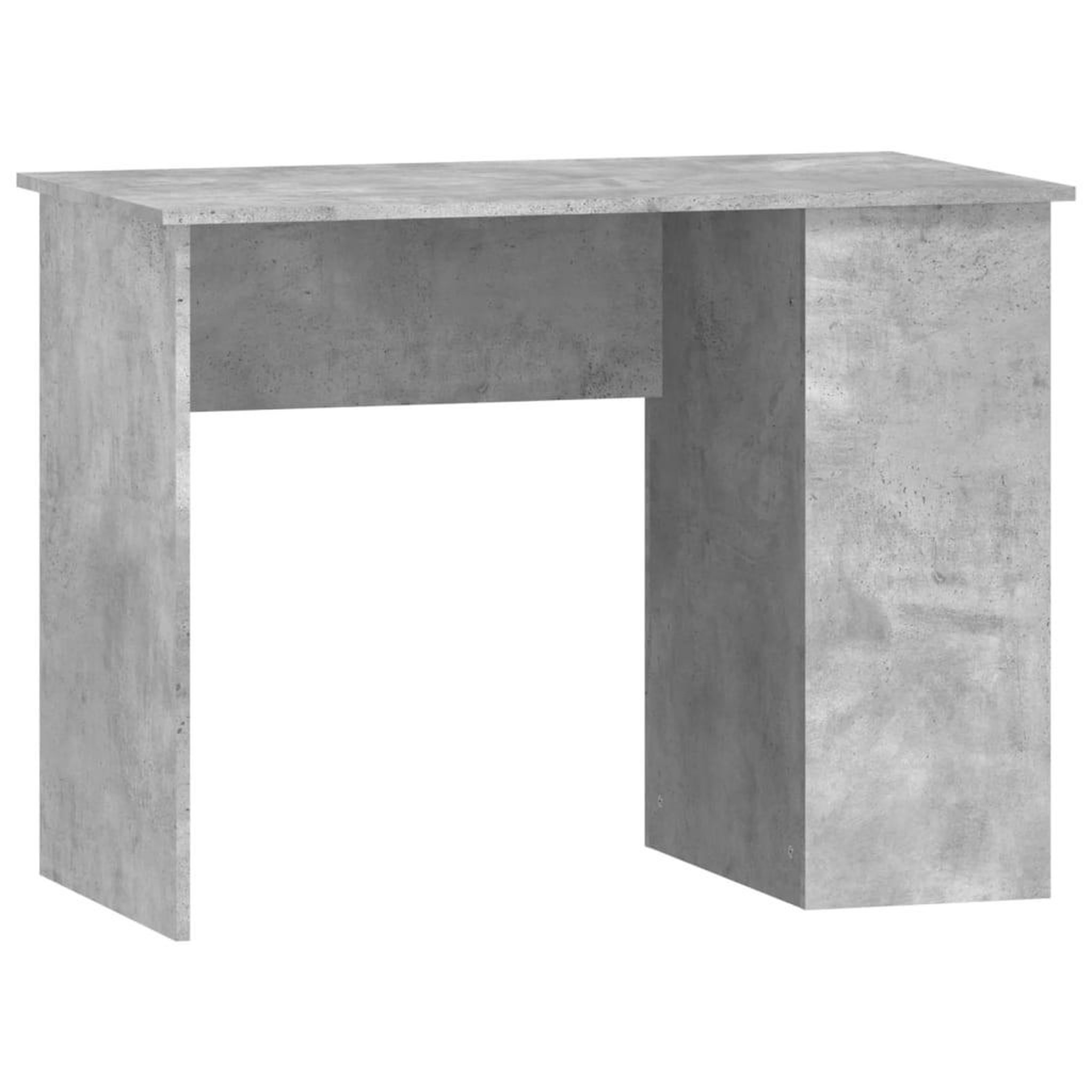 Voir la diapositive 2 : VIDAXL Bureau Gris beton 100x55x75 cm Bois d'ingenierie
