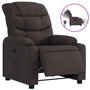 Voir la diapositive 2 : VIDAXL Fauteuil inclinable electrique Marron fonce Tissu