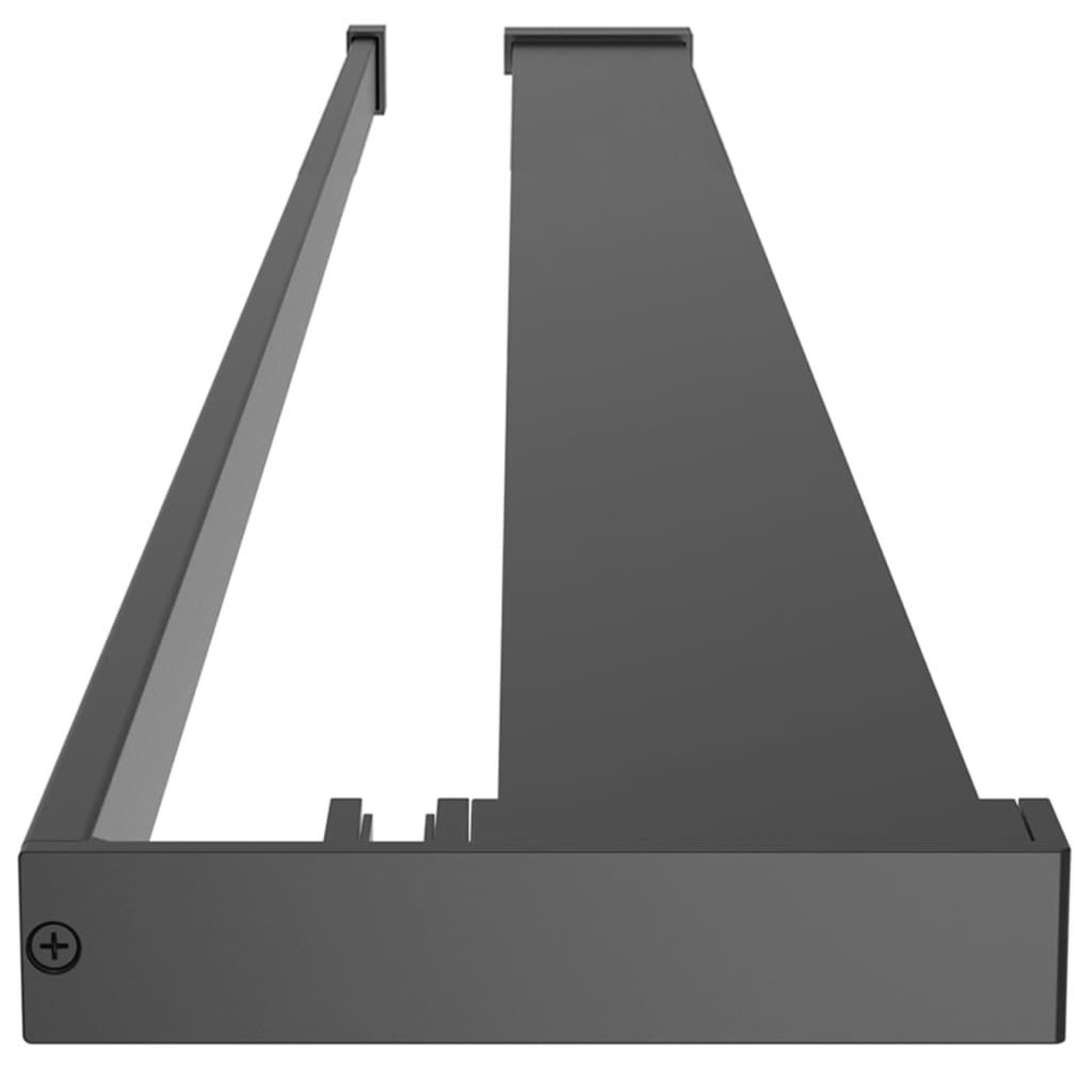 Voir la diapositive 4 : VIDAXL Etagere de douche de paroi de douche a l'italienne Noir 115 cm