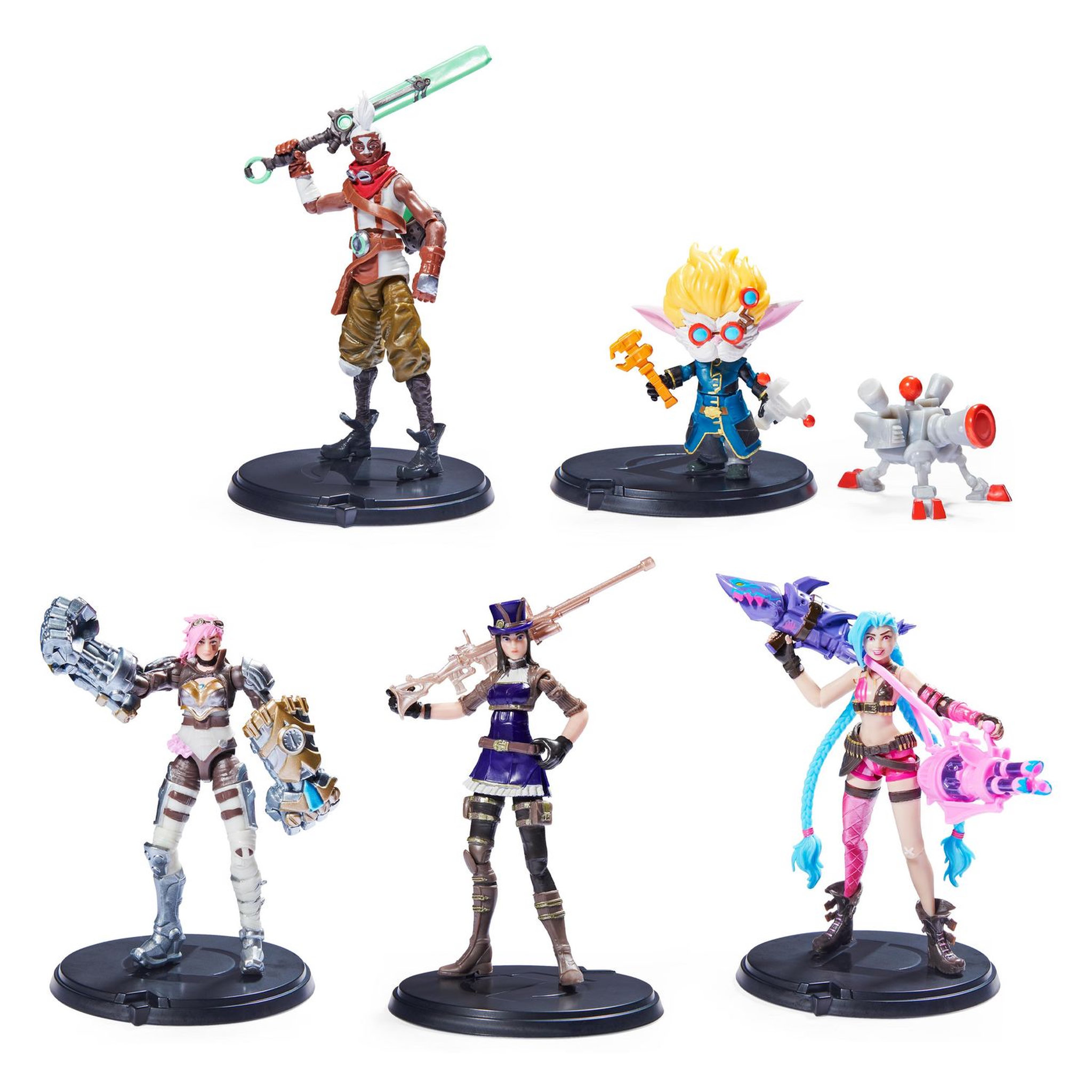 SPIN MASTER Coffret 5 figurines 10 cm - League of Legends