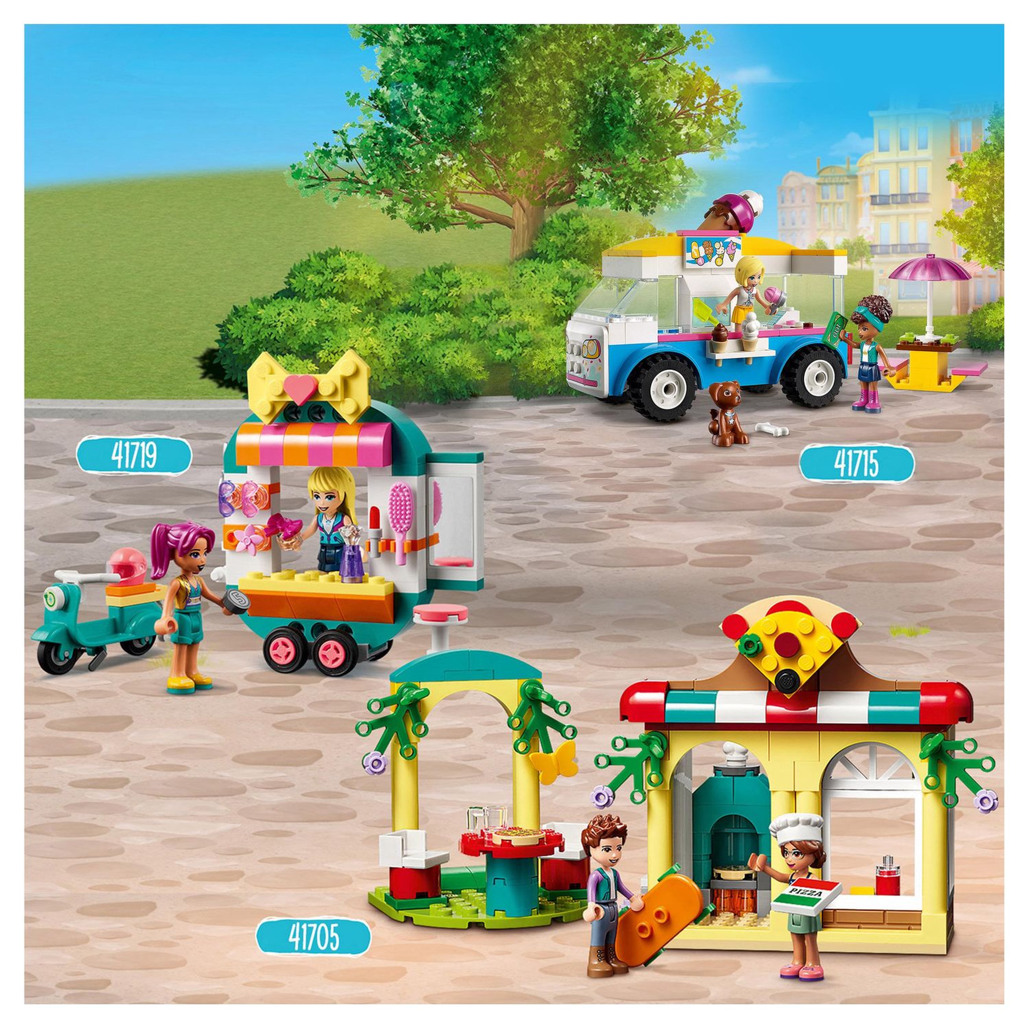 Voir la diapositive 7 : LEGO Friends 41715 Le Camion de Glaces, Jouet Enfants 4 Ans et Plus avec Mini-Poupées