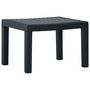 Voir la diapositive 3 : VIDAXL Salon de jardin 3 pcs avec coussins Plastique Gris