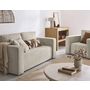 Voir la diapositive 2 : BEST MOBILIER Topaze - canapé droit 2 places - en velours côtelé